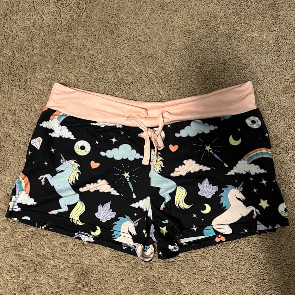 Unknown brand women’s sleep shorts size medium